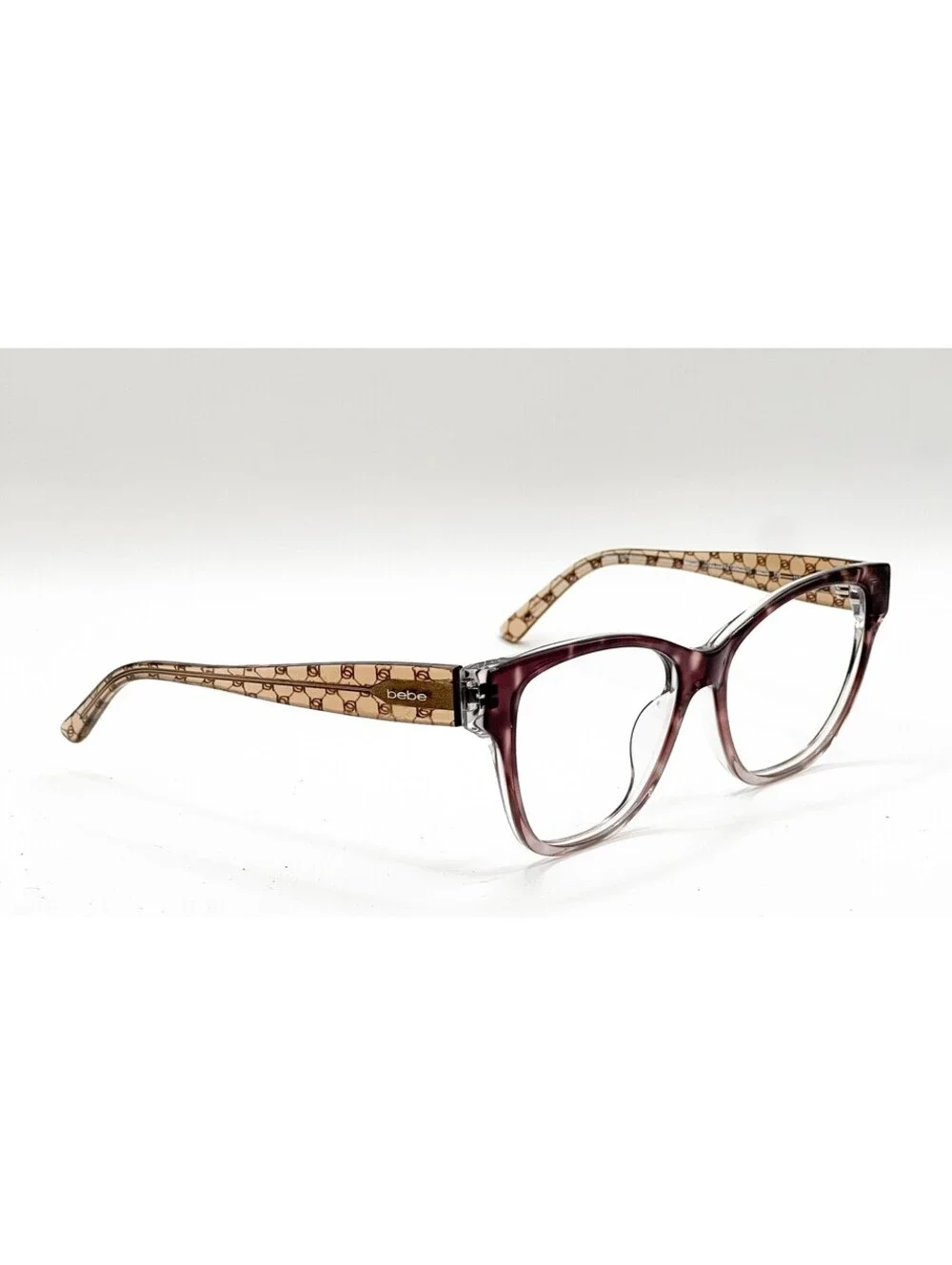 Bebe BB7236 200 Grey Gradient Cat Eye Authentic Eyeglass Frames 55-16